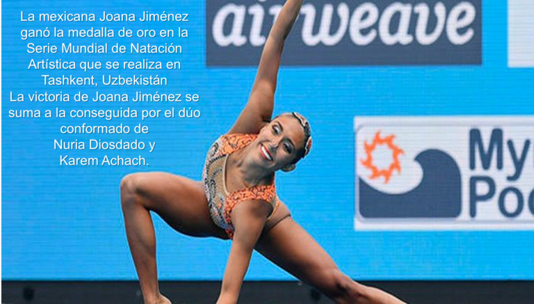 Obtiene Joana Jiménez Oro en nado sincronizado