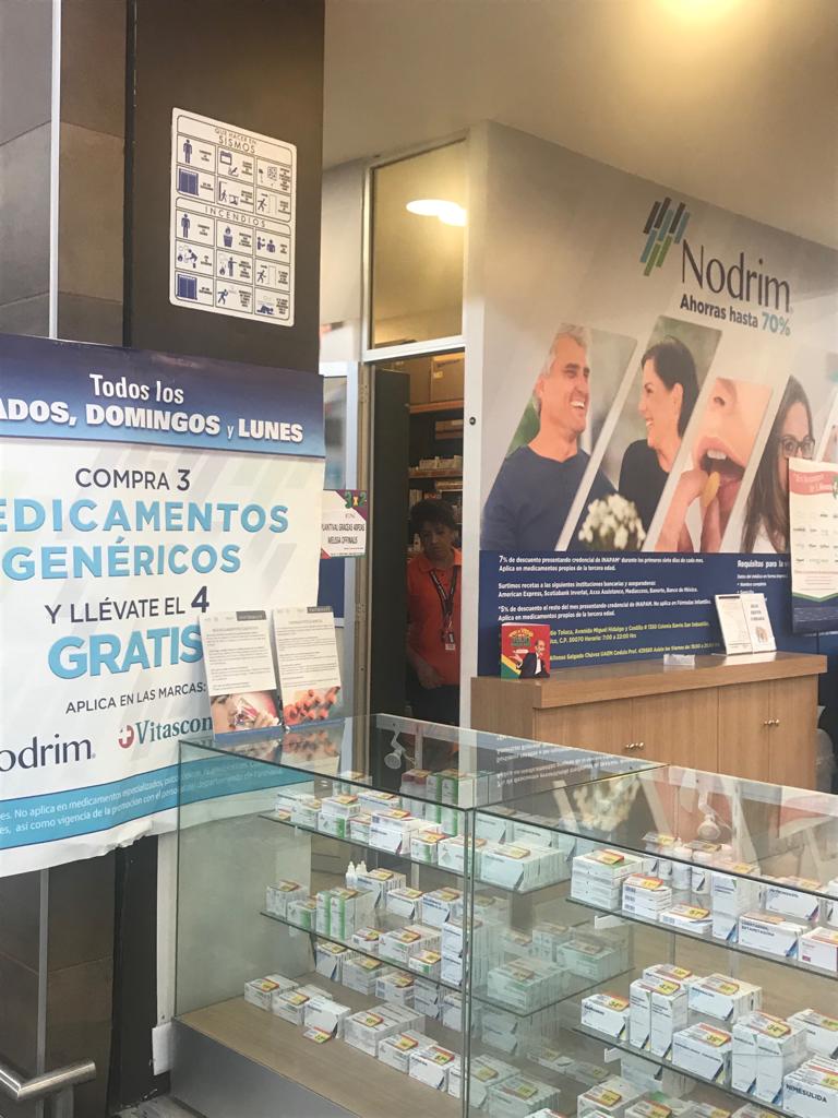 Suspende COPRISEM 168 Farmacias en EdoMex